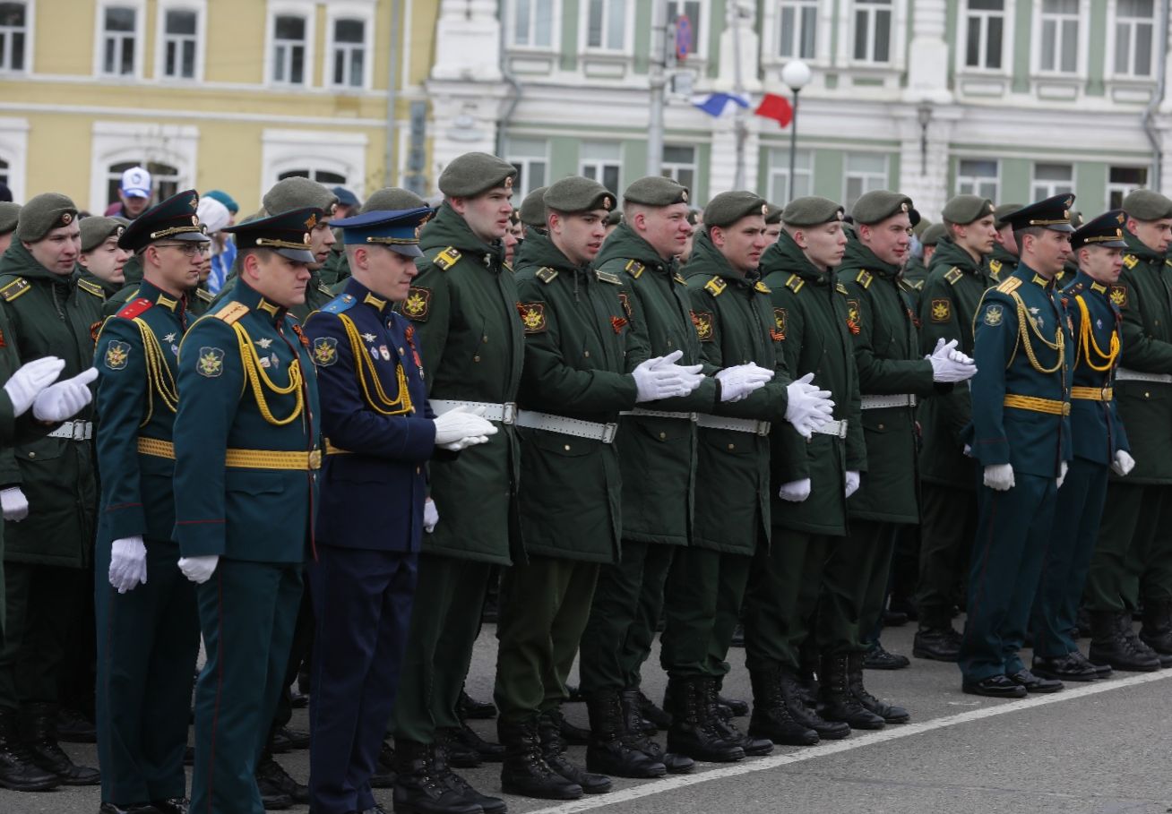 В Вологде прошел парад войск Вологодского гарнизона, посвященный 79-й годовщине Победы 